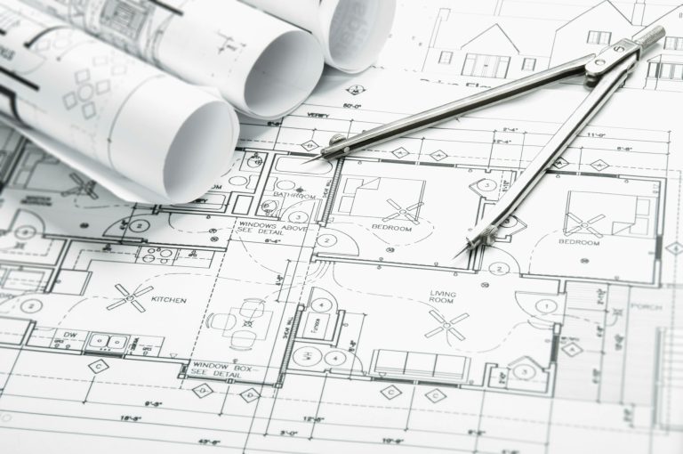 Construction planning drawings